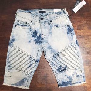 True Religion Men's Geno Slim Jean Shorts